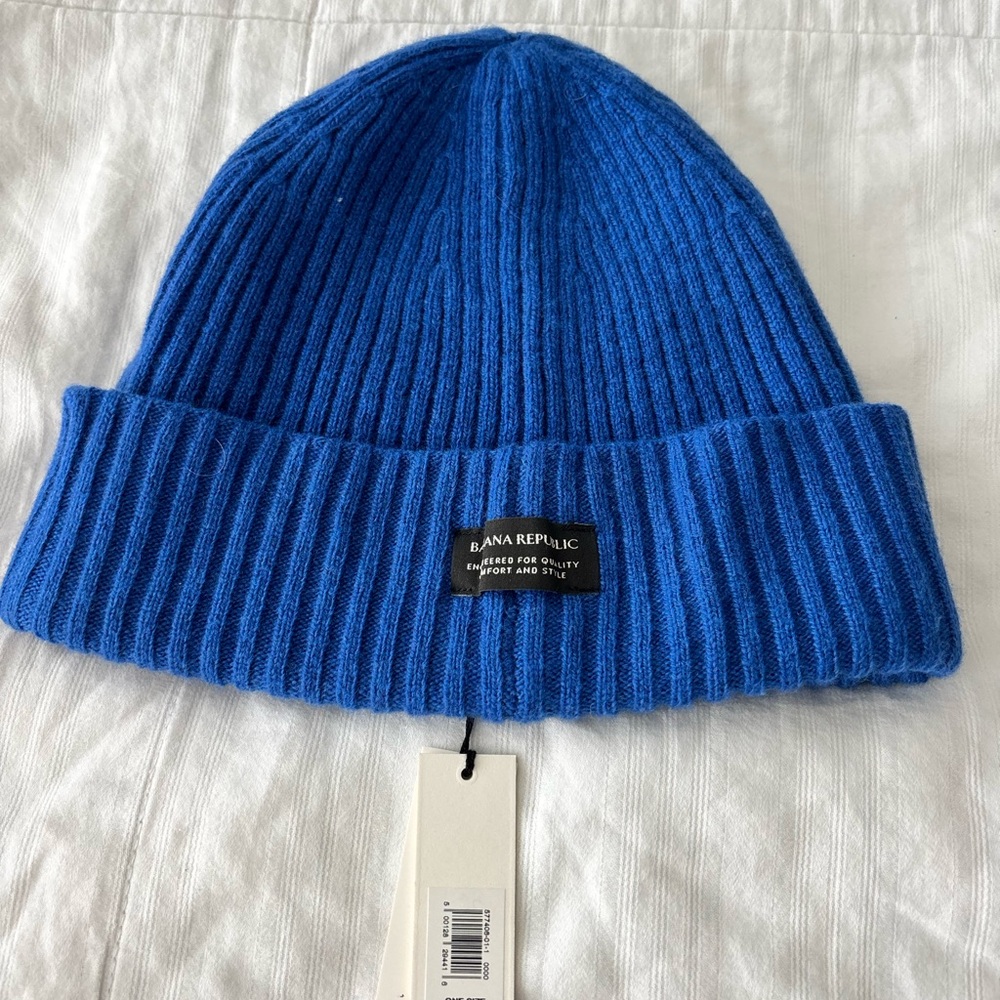 Banana Republic Vibrant Blue Knit Hat